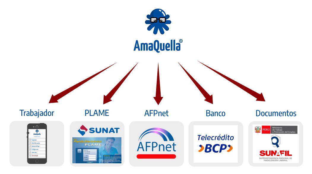 AmaQuella PLAME AFPnet Banco SUNAFIL